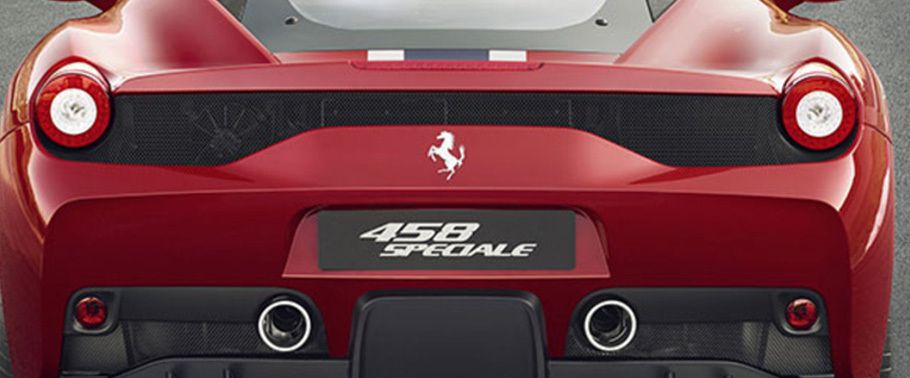 Ferrari 458 Speciale Branding Name