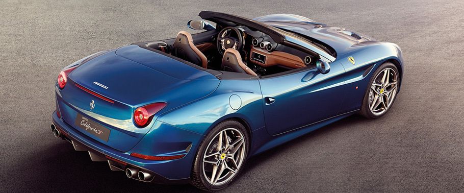 California T Rear angle view