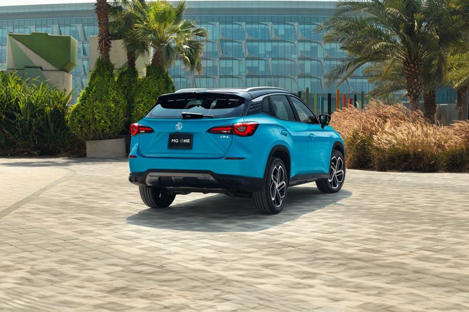 MG One Rear Angle View One Rear angle view