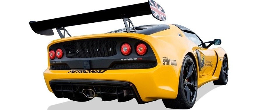 Exige V6 Cup R Rear angle view