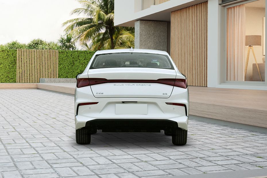 Full Rear View of BYD E3