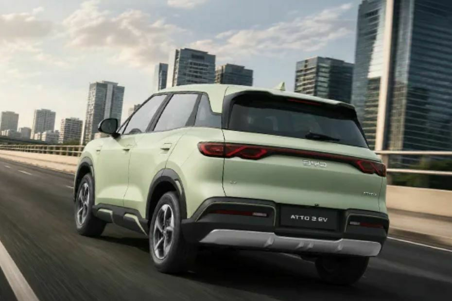 Rear Cross View of BYD Atto 2 EV