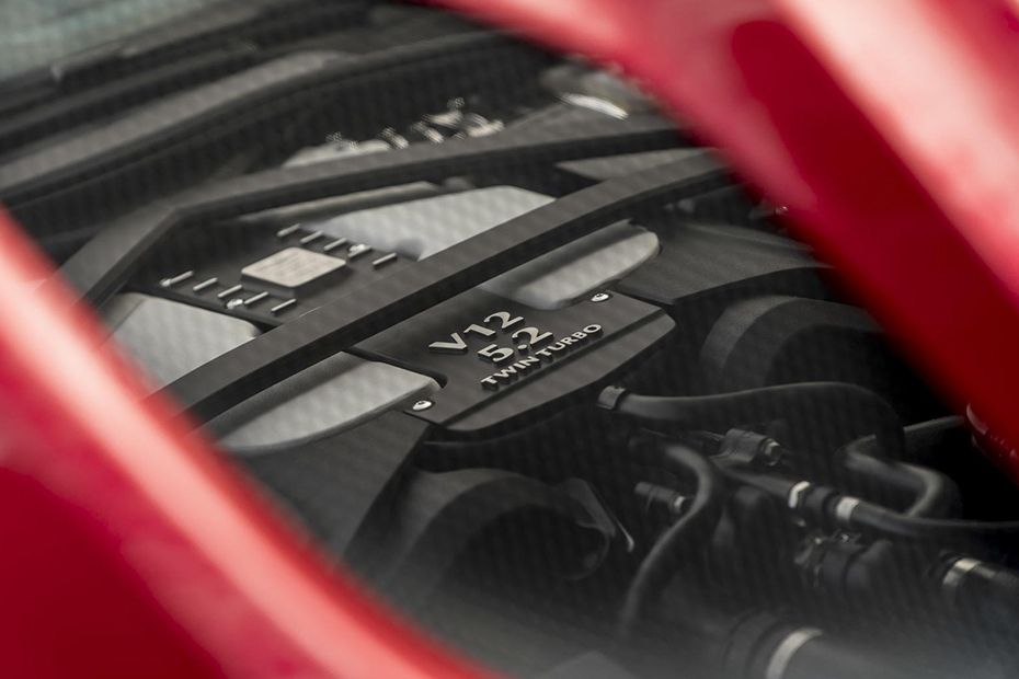 Aston Martin DBS Superleggera Engine View