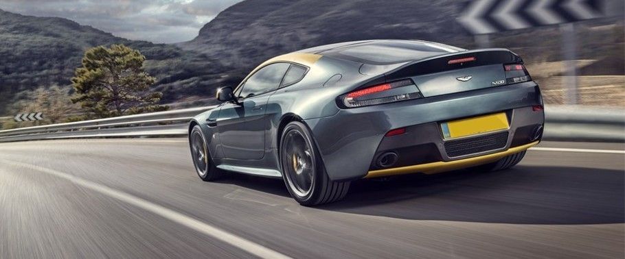 Rear Cross Side View of Aston Martin Vantage N430