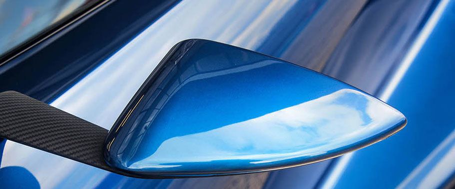 Ford GT Drivers Side Mirror Front Angle