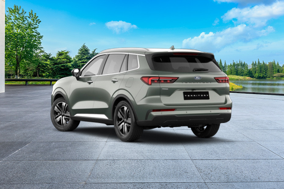 Rear Cross Side View of Ford Territory Hybrid