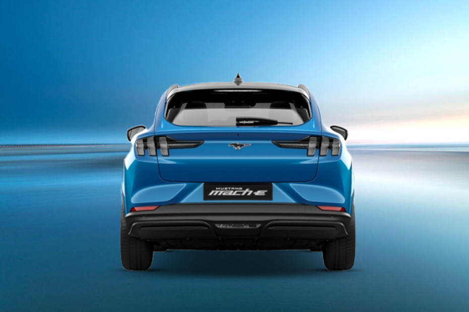 Full Rear View of Ford Mustang Mach-E