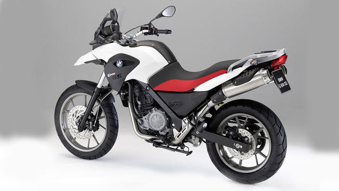 BMW G 650 Back Side View