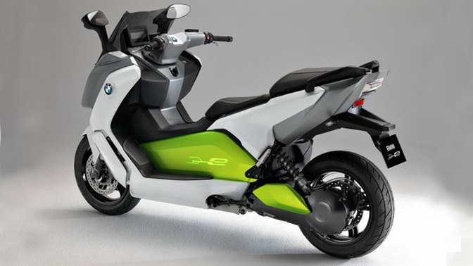BMW C Evolution Back Side View