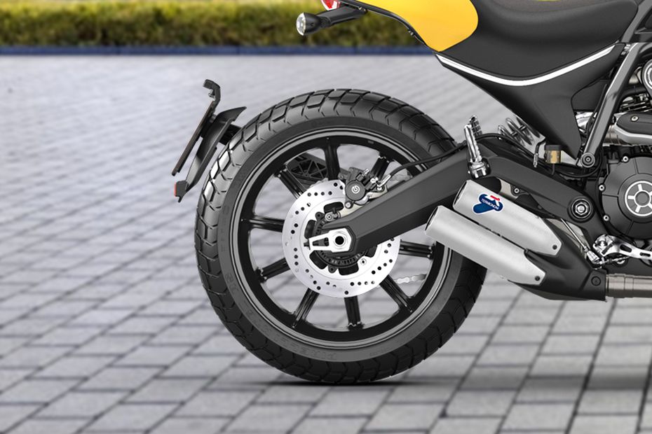 Ducati Scrambler Exhaust View