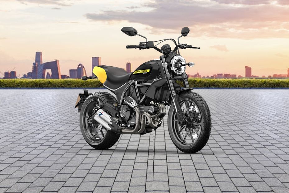 Ducati Scrambler Slant Rear View Full Image