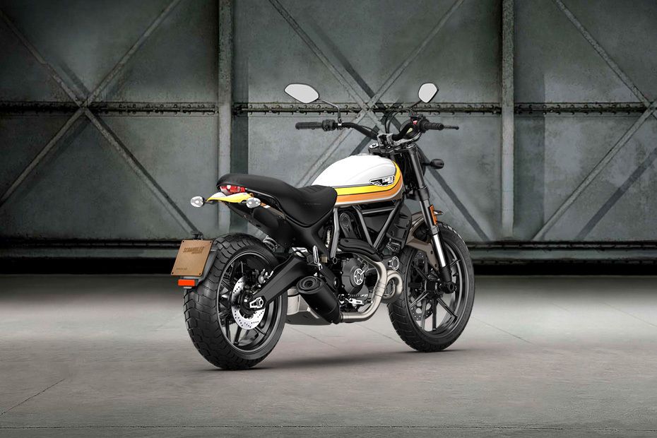 Ducati Scrambler Mach2.0 Back Side View Ducati Scrambler Mach2.0 Back Side View