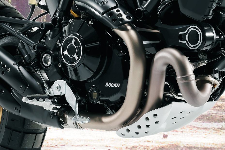 Ducati Scrambler Desert Sled Engine View