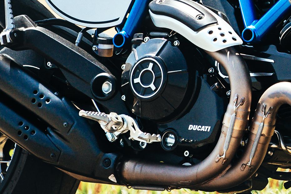 Ducati Scrambler Cafe Racer Engine View