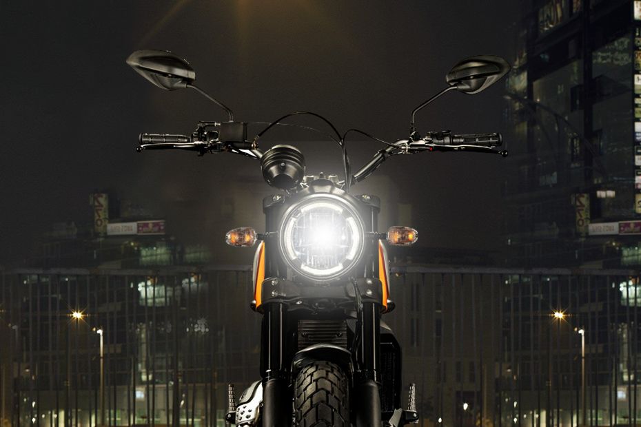 Ducati Scrambler Classic Head Light View Ducati Scrambler Classic Head Light View