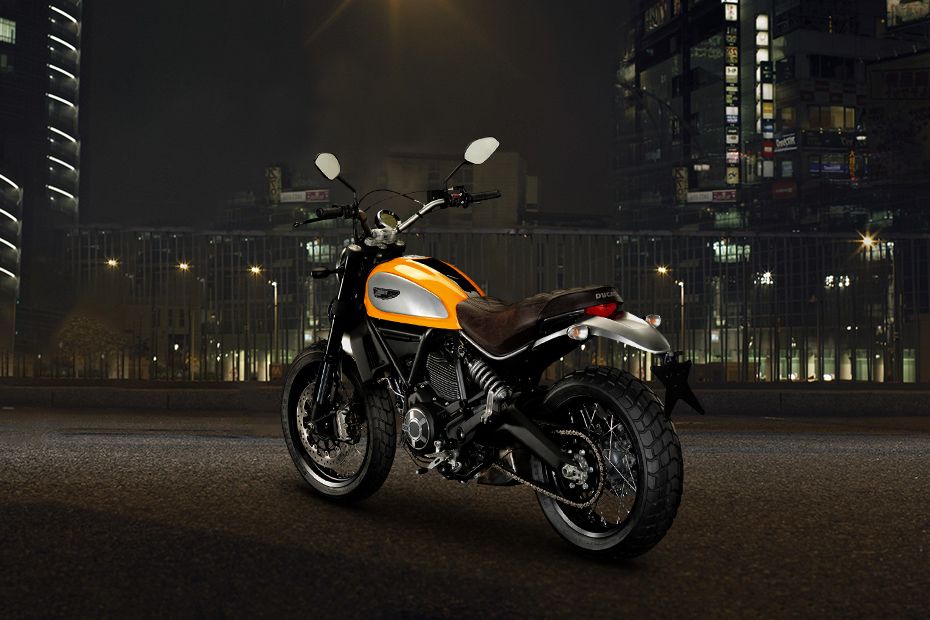Ducati Scrambler Classic Slant Back Side View Right Ducati Scrambler Classic Slant Back Side View Right