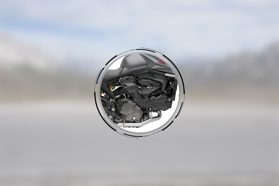 Ducati Monster 937 Plus Engine View