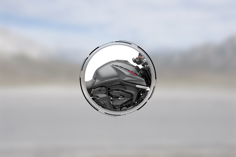 Ducati Monster 937 Plus Fuel Tank View