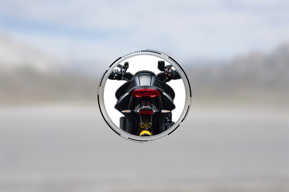 Ducati Monster 937 Plus Tail Light View