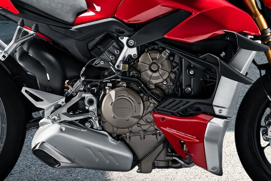 Ducati Streetfighter V4 Engine View