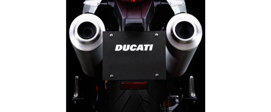 Ducati Monster S2R Exhaust View