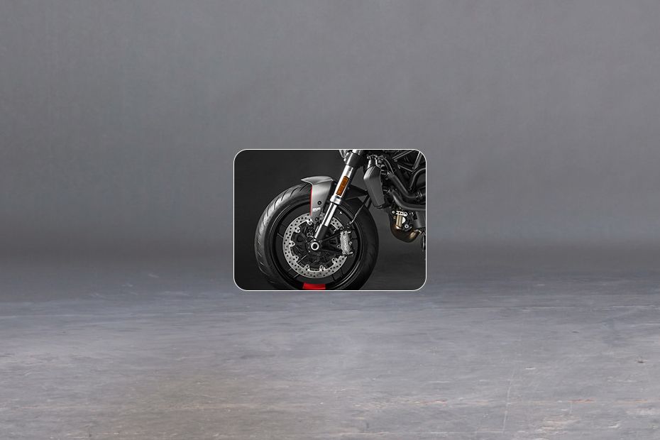 Ducati Monster 821 Front Tyre View