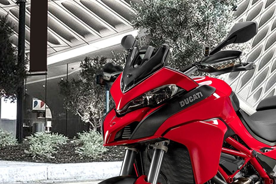 Ducati Multistrada 1200 Head Light View Ducati Multistrada 1200 Head Light View