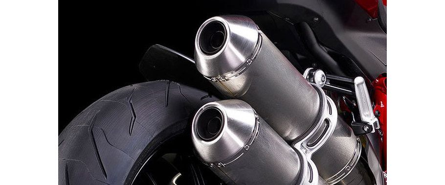 Ducati Streetfighter 848 Exhaust View