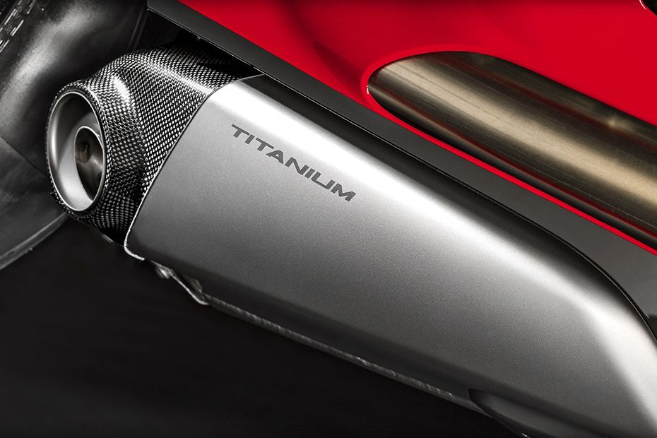 Ducati Panigale R Exhaust View