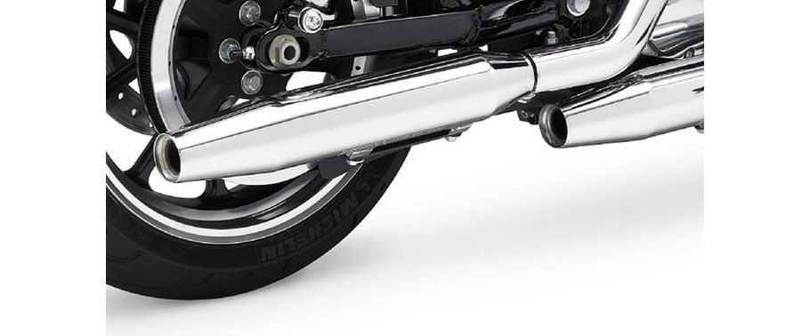 Harley-Davidson 883L Superlow Exhaust View Harley-Davidson 883L Superlow Exhaust View