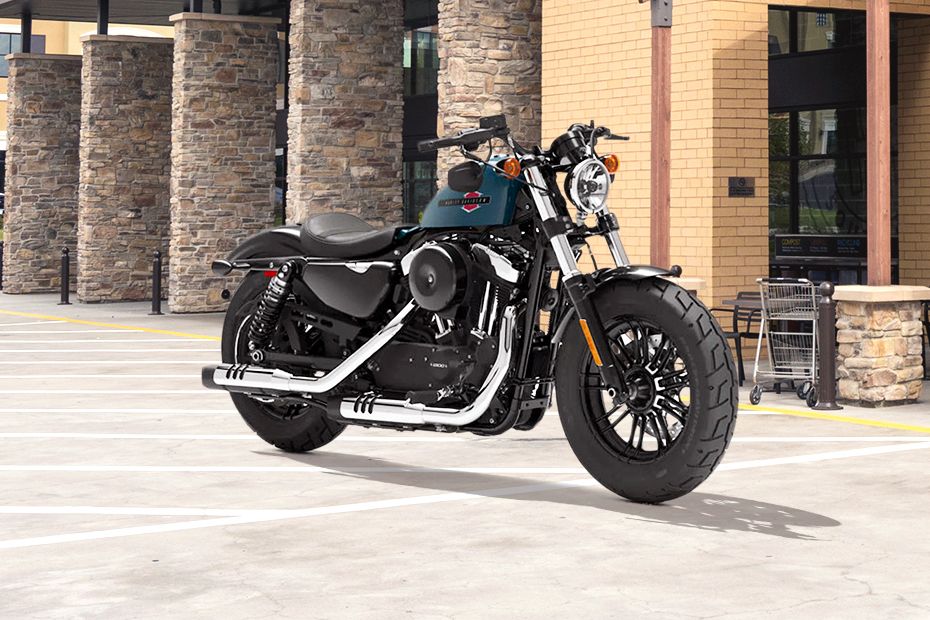 Harley-Davidson Forty Eight Slant Rear View Full Image