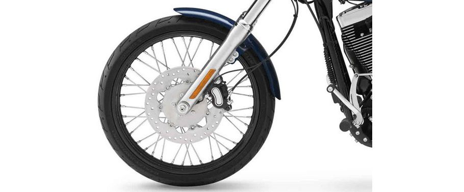 Harley-Davidson Wide Glide Front Tyre View Harley-Davidson Wide Glide Front Tyre View