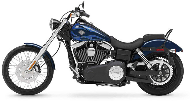 Harley-Davidson Wide Glide Left Side View Full Image