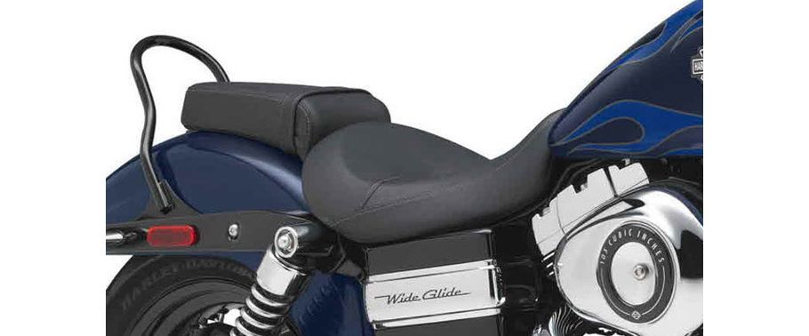 Harley-Davidson Wide Glide Rider Seat View Harley-Davidson Wide Glide Rider Seat View