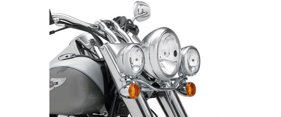 Harley-Davidson Softail Deluxe Head Light View Harley-Davidson Softail Deluxe Head Light View