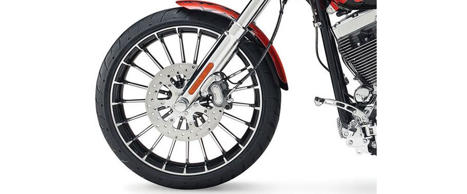 Harley-Davidson CVO Breakout Front Tyre View Harley-Davidson CVO Breakout Front Tyre View