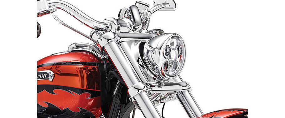 Harley-Davidson CVO Breakout Head Light View Harley-Davidson CVO Breakout Head Light View