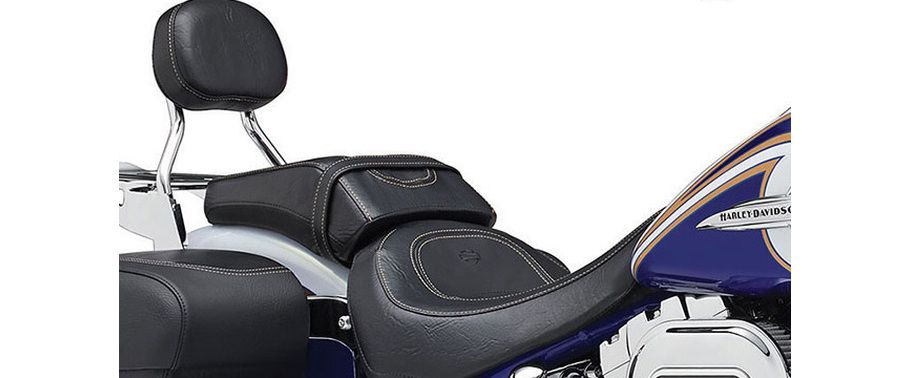 Harley-Davidson CVO Softail Rider Seat View