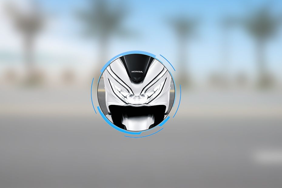 Honda PCX150 Head Light View Honda PCX150 Head Light View
