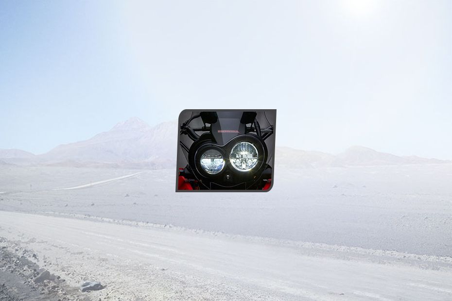 Honda CRF250 Rally Head Light View