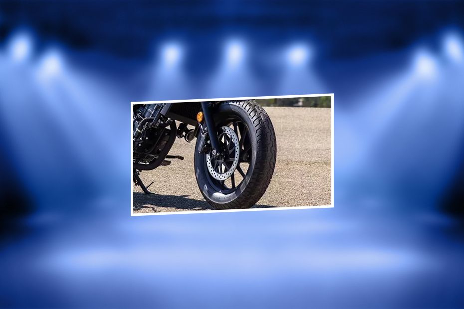 Honda Rebel Front Tyre View Honda Rebel Front Tyre View