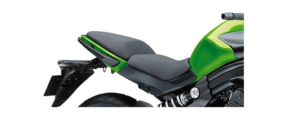 Kawasaki ER-6N Rider Seat View Kawasaki ER-6N Rider Seat View