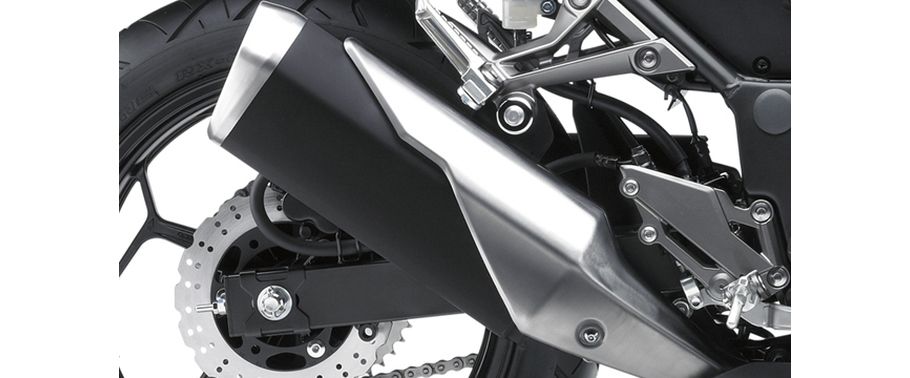 Kawasaki Ninja 250 Exhaust View
