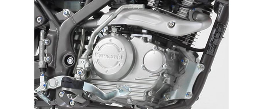Kawasaki D-Tracker Engine View Kawasaki D-Tracker Engine View