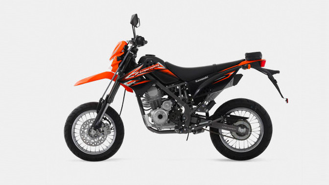 Kawasaki D-Tracker Left Side View Full Image