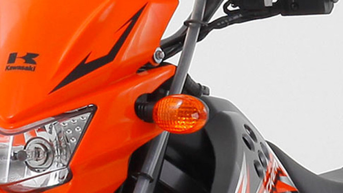 Kawasaki D-Tracker Side Indicators Front