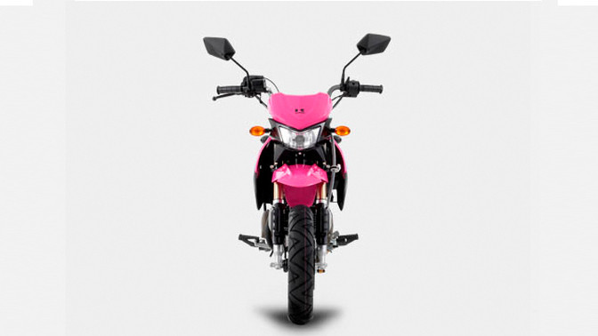 Kawasaki KSR 110 Front View Full Image