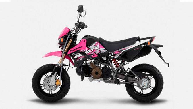 Kawasaki KSR 110 Left Side View Full Image