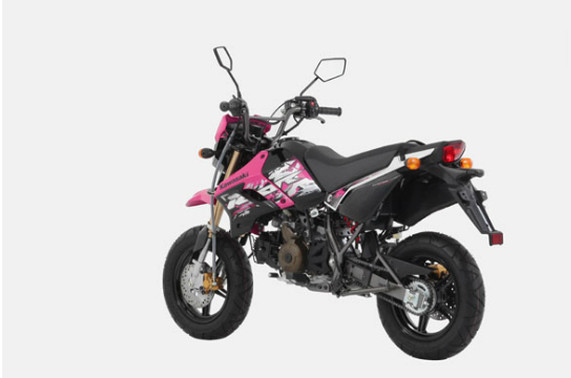 Kawasaki KSR 110 Back Side View