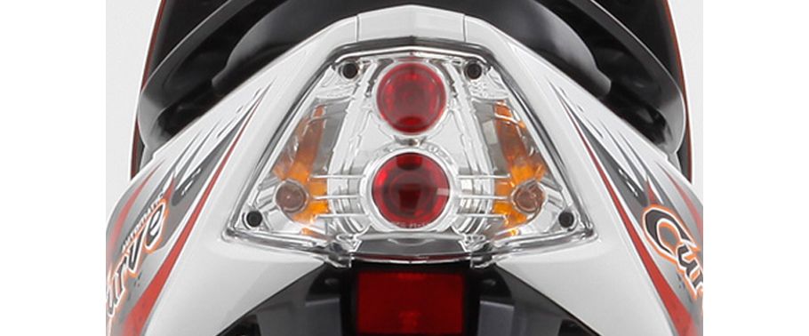 Kawasaki Curve Tail Light View